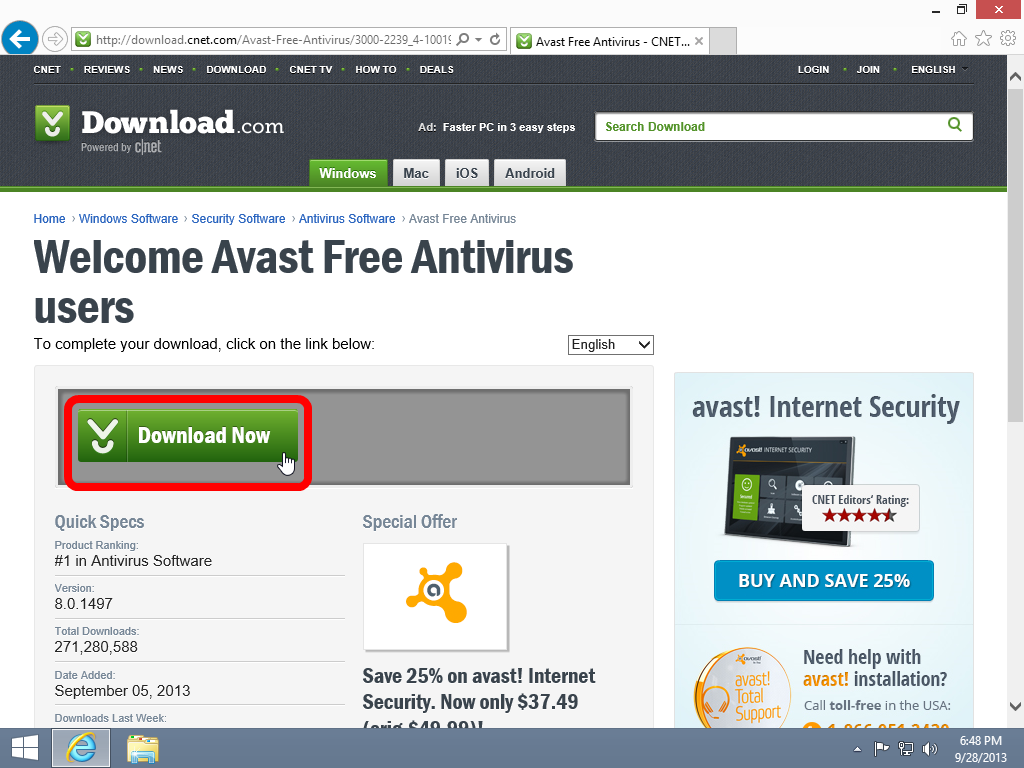 free antivirus for pc windows 8 free download