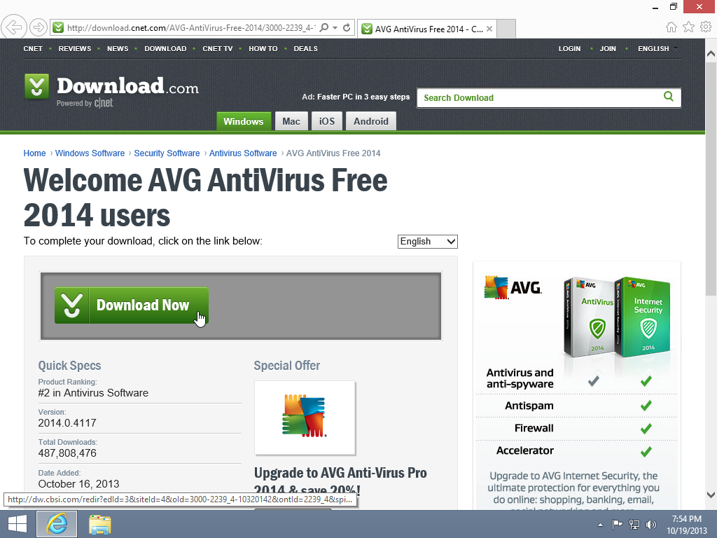 free avg download cnet