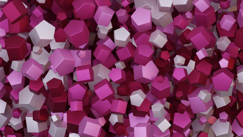 Preview 0316 Prism Pink Cream Palette Free CC0 WordPress 3D Shapes Background 3840x2160 PNG