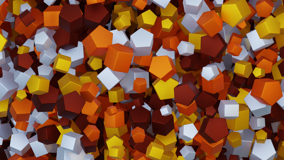 Preview 0318 Prism Saffron Yellow Palette Free CC0 WordPress 3D Shapes Background 3840x2160 PNG