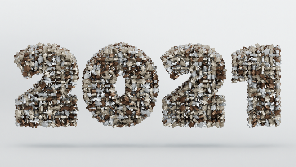 Preview 0418 2021 New Year Beige Gray Palette Free CC0 WordPress 3D Shapes Background 3840x2160 PNG