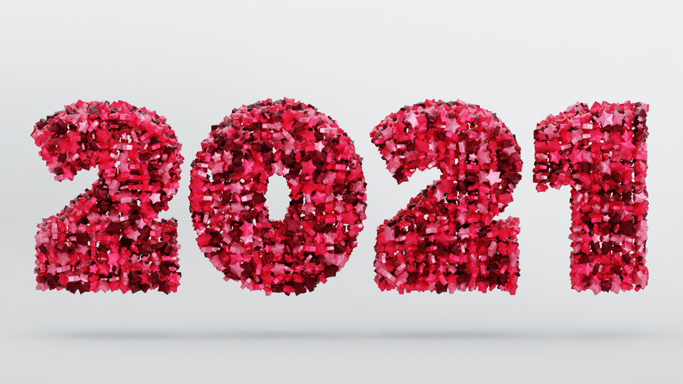 Preview 0419 2021 New Year Burgundy Rose Palette Free CC0 WordPress 3D Shapes Background 3840x2160 PNG