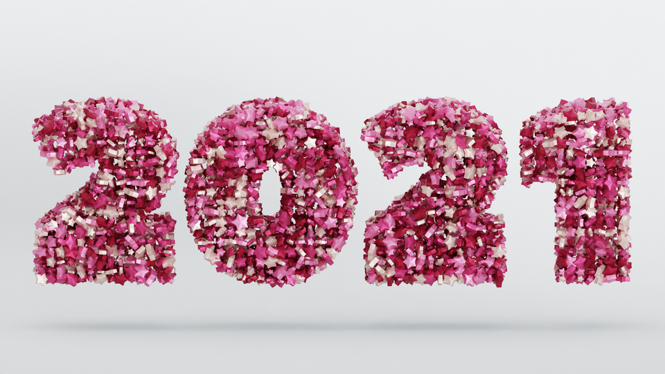 Preview 0428 2021 New Year Pink Cream Palette Free CC0 WordPress 3D Shapes Background 3840x2160 PNG