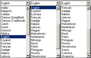Start audacity all languages selection
