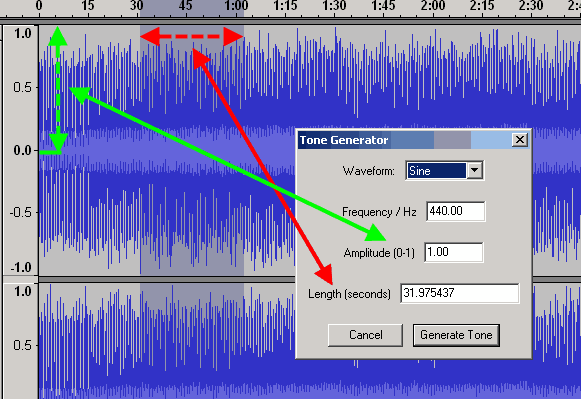 Audacity guide - audio editing free software, convert WAV to MP3, WAV to OGG, MP