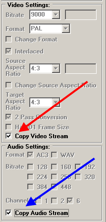 Copy Video Audio Streams
